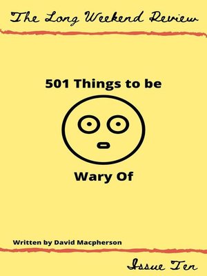 cover image of 501 Things to Be Wary Of